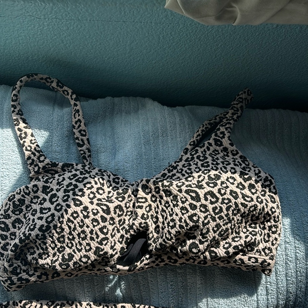 Cheetah print time and tru swimsuit size XL